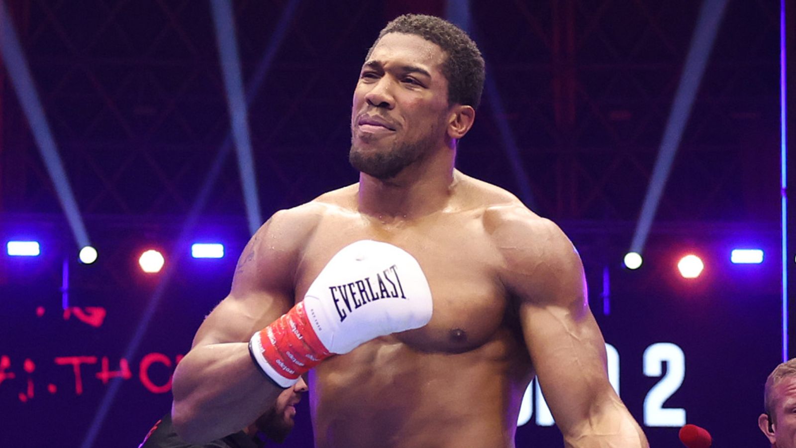 Anthony Joshua knocks out Kristian Prenga after huge scare to move closer to blockbuster showdown with Tyson Fury