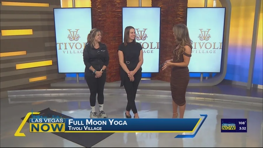 Full Moon Yoga at Tivoli Village brings an evening of movement and mindfulness