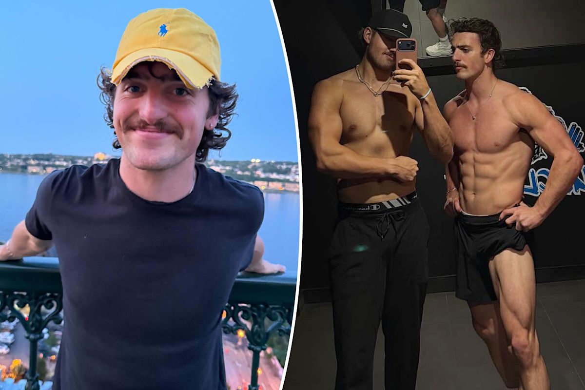 ‘Greek god’ Benson Boone shows off impressively ripped physique in gym thirst trap