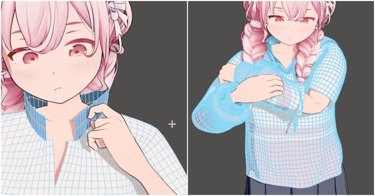 Kensyouen_Y's Anime 3D Girl Takes Up Blender Modeling